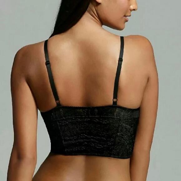 NWT Free People Intimately Lace Cropped Bralette - Green - Small - Picture 10 of 10